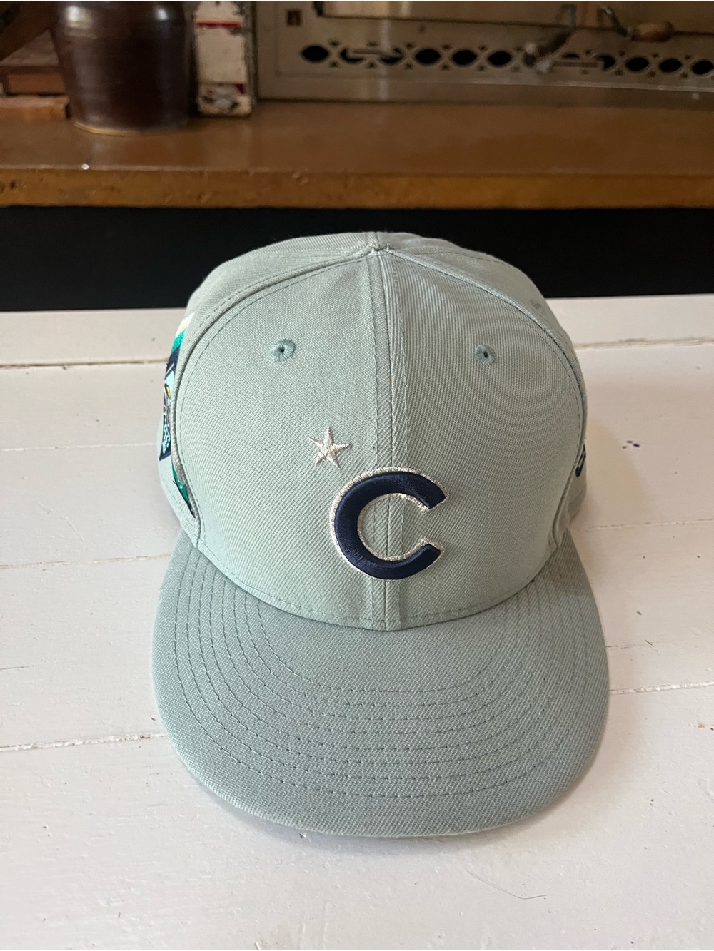 Seafoam C Patch Baseball Cap